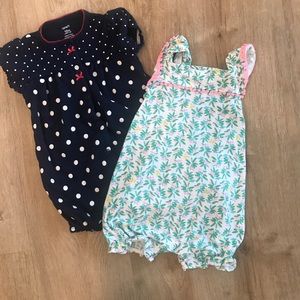 NWOT Carter’s bubble rompers